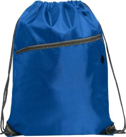 Premium Drawstring Bag Sports Gym Sack Swim School PE Bag Zip Pocket Backpack