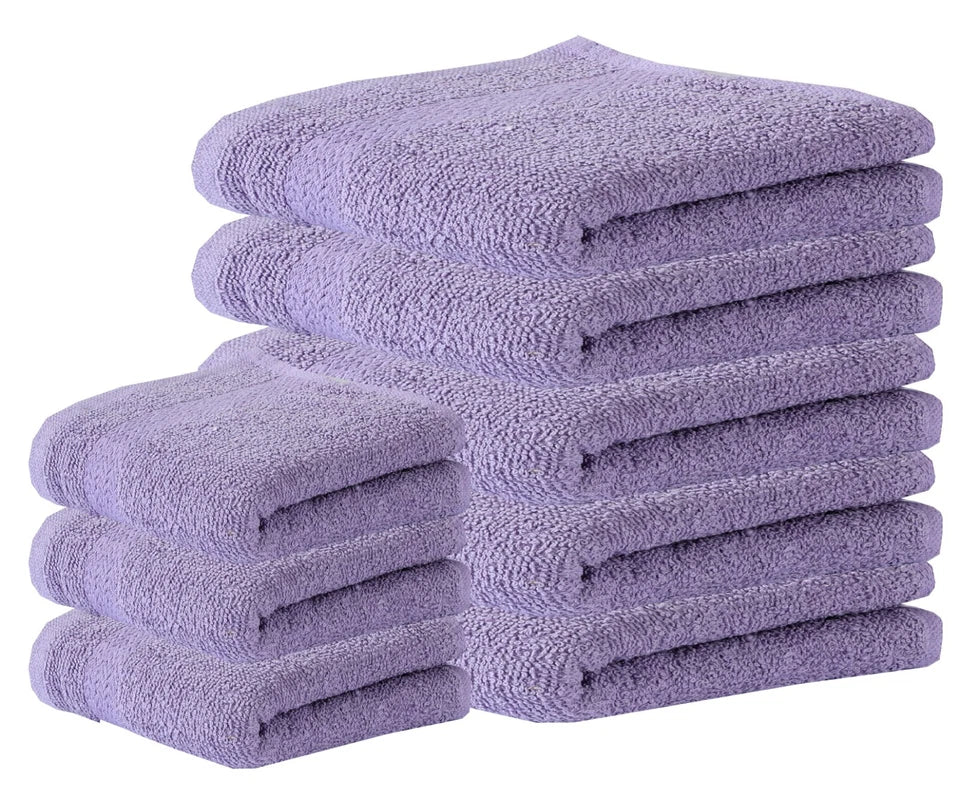 1-24 Premium 100% Egyptian Cotton Face Towels Flannels Wash Cloth Hanging Loop