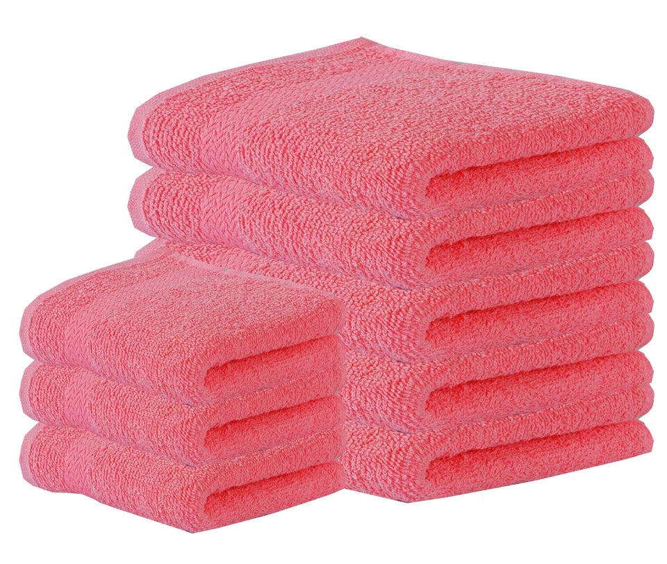 1-24 Premium 100% Egyptian Cotton Face Towels Flannels Wash Cloth Hanging Loop